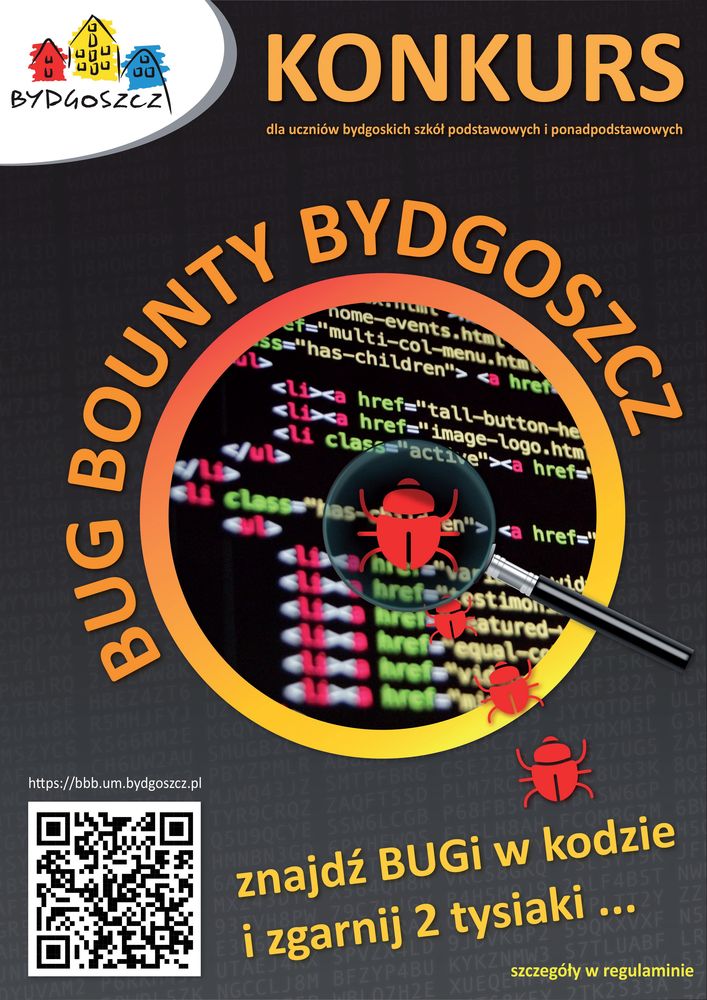 Ulotka Bug Bounty Bydgoszcz