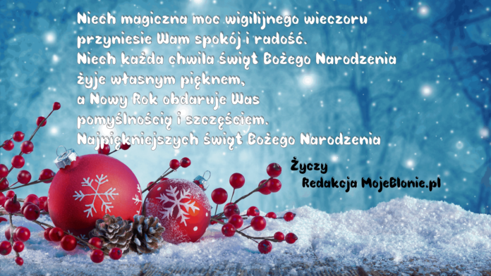 Świąteczne Błonie - życzenia od redakcji