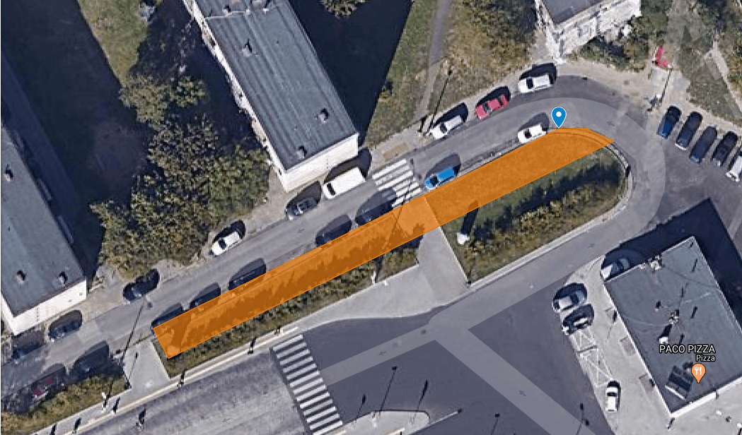 Pas zieleni do zagospodarowania pod nowy parking przy pętli