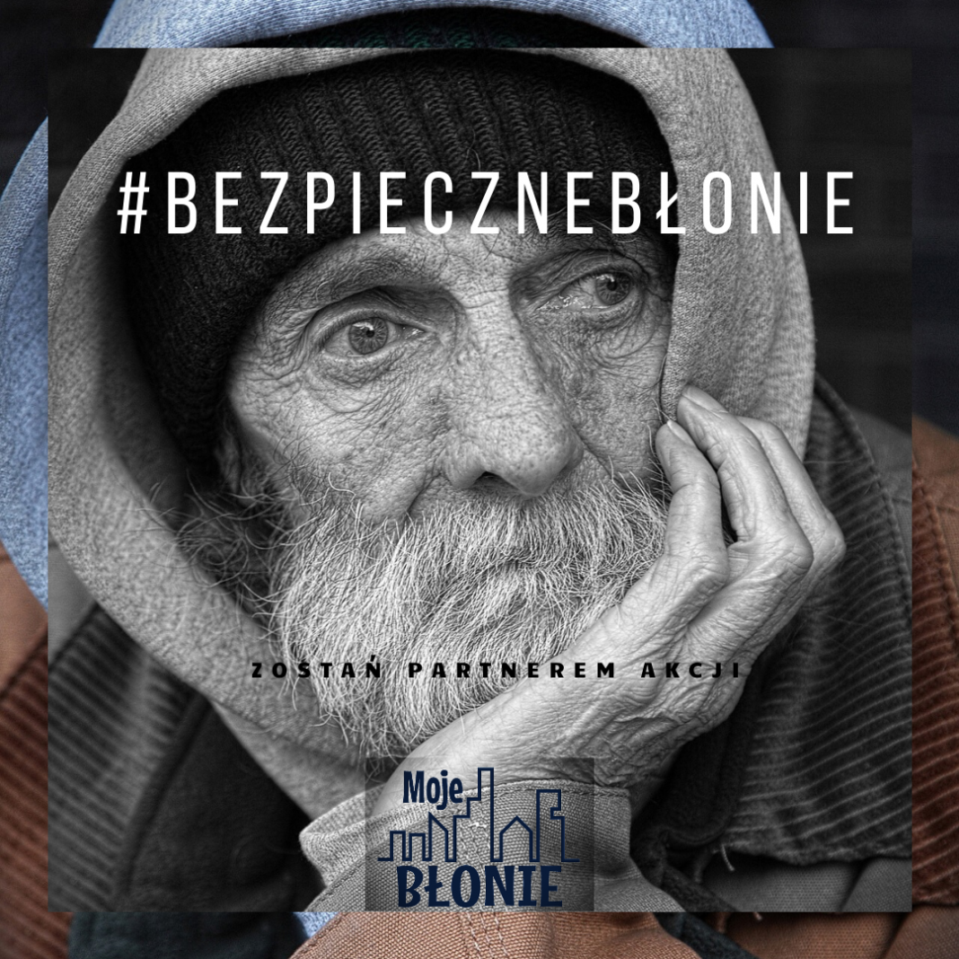 #BezpieczneBłonie, Pomóż bezdomnemu