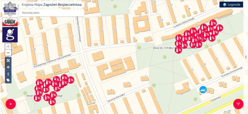 Krajowa Mapa Zagrożeń Bezpieczeństwa - Błonie