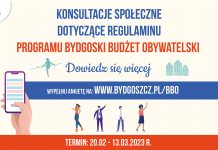 Miasto konsultuje z mieszkańcami zasady Bydgoskiego Budżetu Obywatelskiego 2024 Miasto konsultuje z mieszkańcami zasady Bydgoskiego Budżetu Obywatelskiego