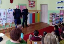 „Bezpieczny Przedszkolak” – kolejna akcja mundurowych Bezpieczny Przedszkolak