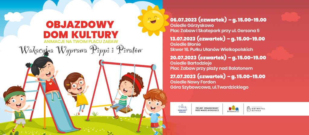 "Pippi i Piraci" na Błoniu. Objazdowy Dom Kultury 2023 zawita na osiedlu. 1