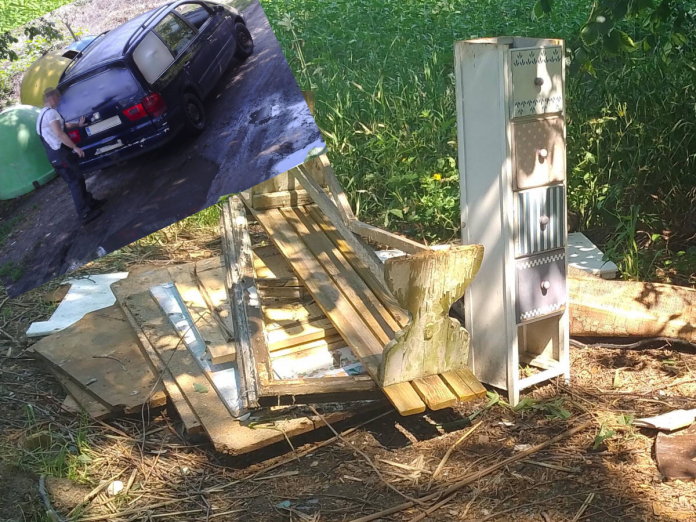 Złapany przez fotopułapkę został ukarany Złapany przez fotopułapkę został ukarany
