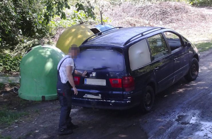 Złapany przez fotopułapkę został ukarany Złapany przez fotopułapkę został ukarany