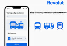 Bilety komunikacji publicznej w aplikacji REVOLUT Bilety komunikacji publicznej w aplikacji REVOLUT