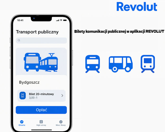 Bilety komunikacji publicznej w aplikacji REVOLUT
