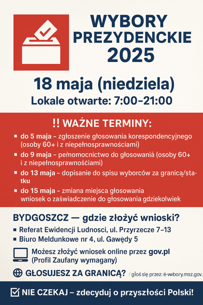 Wybory prezydenckie 2025 – wszystko, co musisz wiedzieć Wybory prezydenckie 2025 – wszystko, co musisz wiedzieć