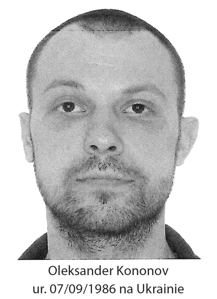 Poszukiwani listem gończym - Oleksander Kononow i Yevhenii Ivanov