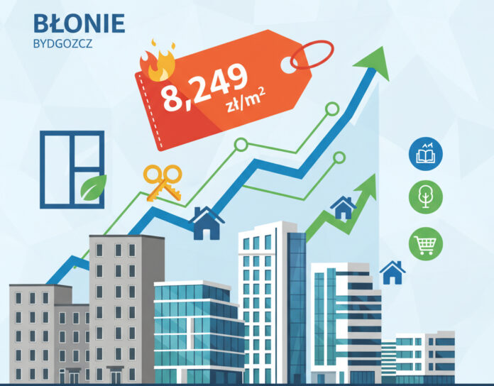 Trend cen mieszkań na Błoniu Bydgoszcz 2025