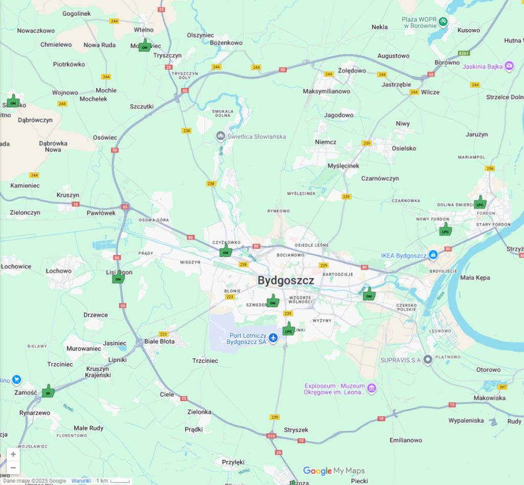 Jakość paliwa w Bydgoszczy w 2025 roku