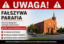 Fałszywa „parafia pw. św. Szymona i Tadeusza w Bydgoszczy” – wierni ostrzegani przed oszustwem w sieci Fałszywa „parafia pw. św. Szymona i Tadeusza w Bydgoszczy” – wierni ostrzegani przed oszustwem w sieci